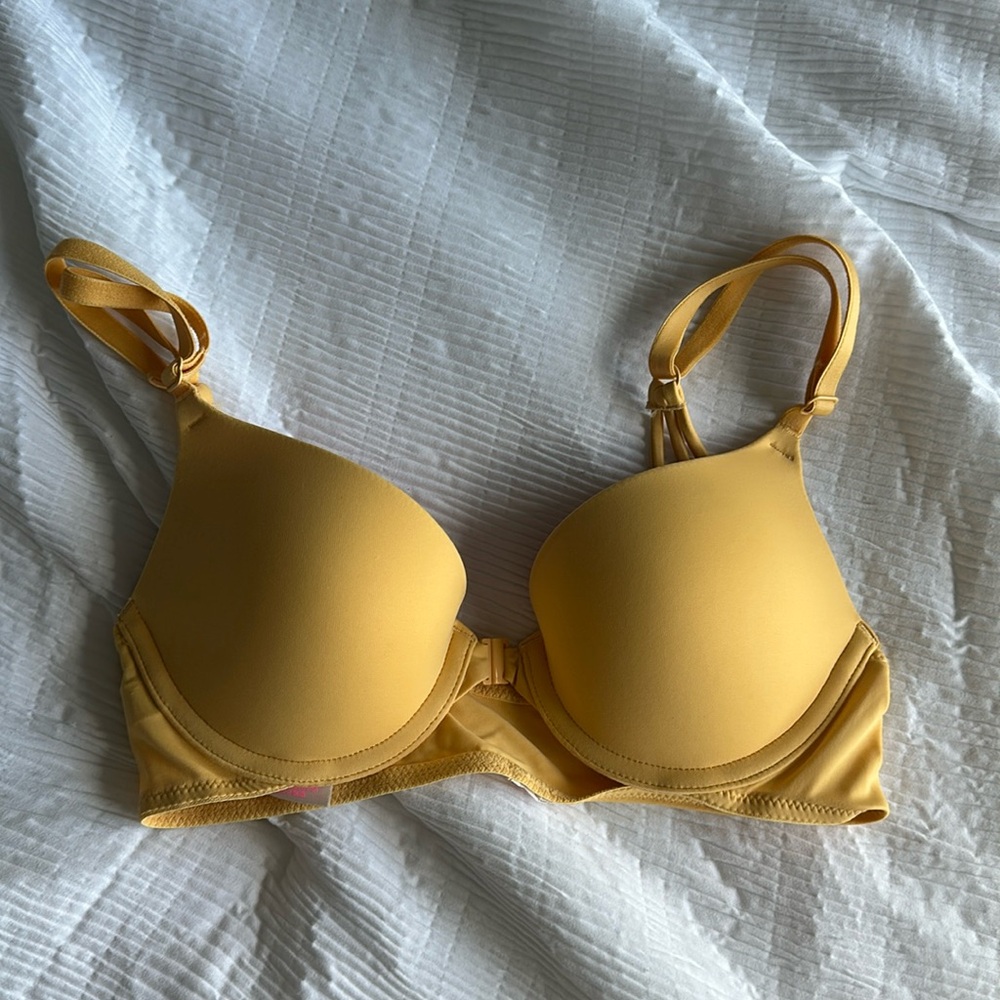 Pink bra